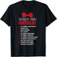 Funny Bachelor Party Checklist Groom Quote & Meme Gift T-Shirt - T-Shirt | Black