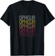 Ophelia Personalized First Name Surname T-Shirt - T-Shirt | Black
