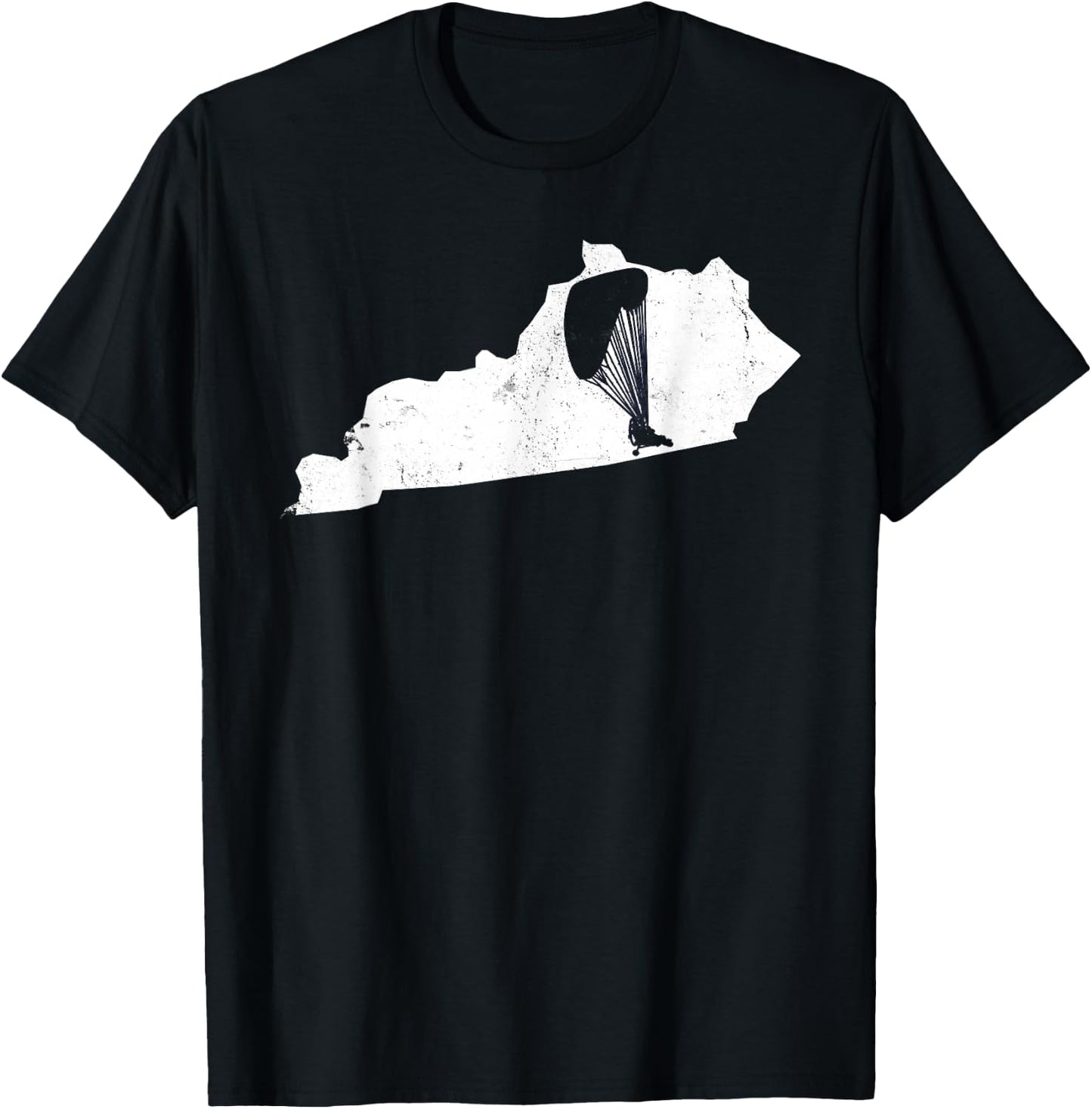 Trike Powered Parachute PPG PPC Pilot Kentucky Vintage T-Shirt - T-Shirt | Black