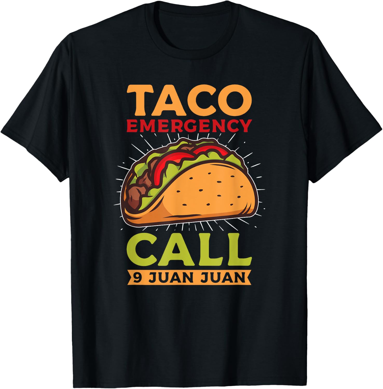 Taco Tuesday Mexico Food Tacos Gift - Men's Black Short Sleeve - Small - Classic Fit - Cinco de Mayo, Taco Tuesday, Mexican Cuisine Lovers - Fun, Casual - Unique Graphic Design T-Shirt - T-Shirt | Black