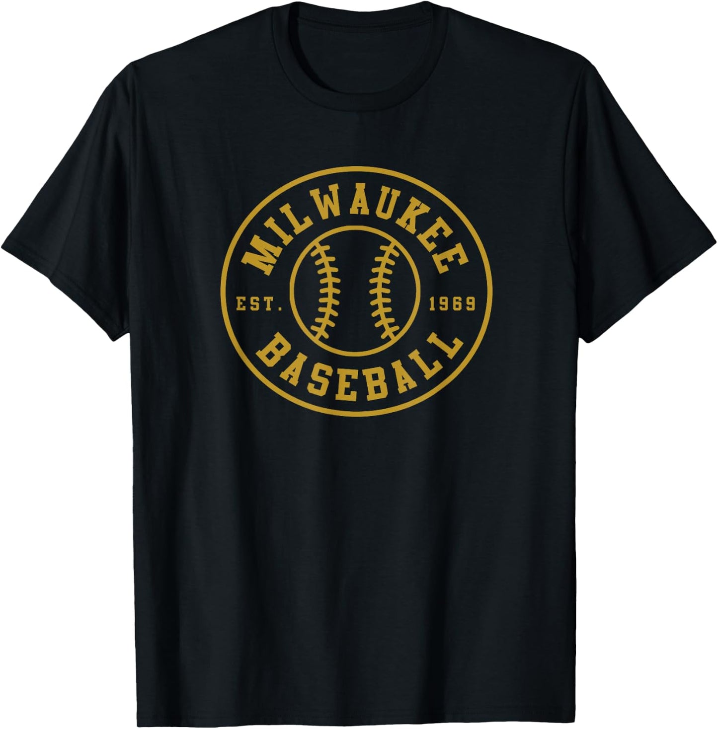 Home Run Milwaukee Baseball Seventh Inning Stretch Gameday Fan Gear T-Shirt - T-Shirt | Black