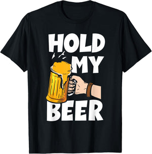Hold My Beer Beer Drinker T-Shirt - T-Shirt | Black