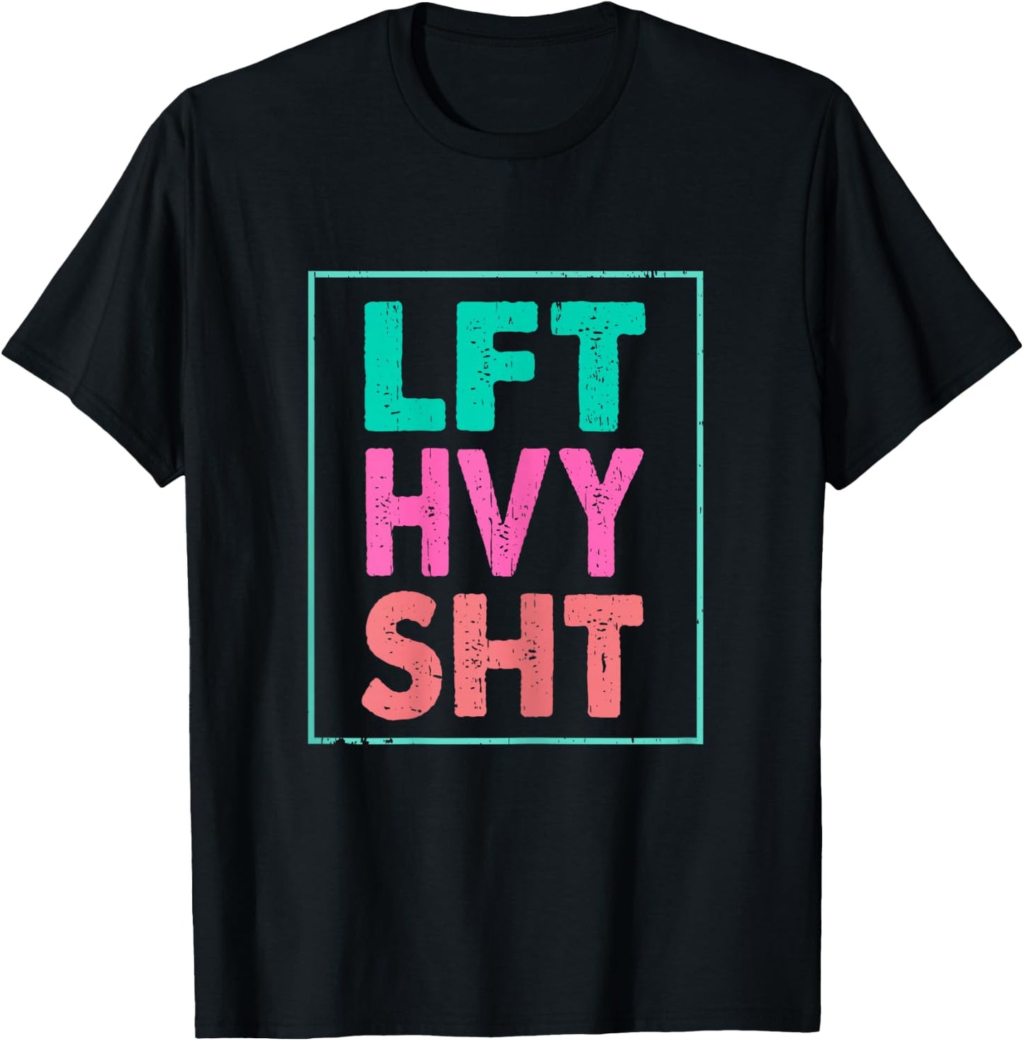 LFT HVY SHT Lift Heavy Gym Fitness Women Bodybuilding T-Shirt - T-Shirt | Black