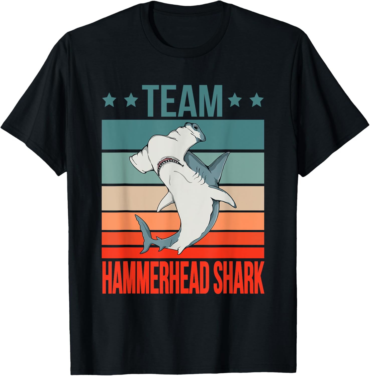 Team Hammerhead Shark Quote Hammer Fish Hammerhead Shark T-Shirt - T-Shirt | Black