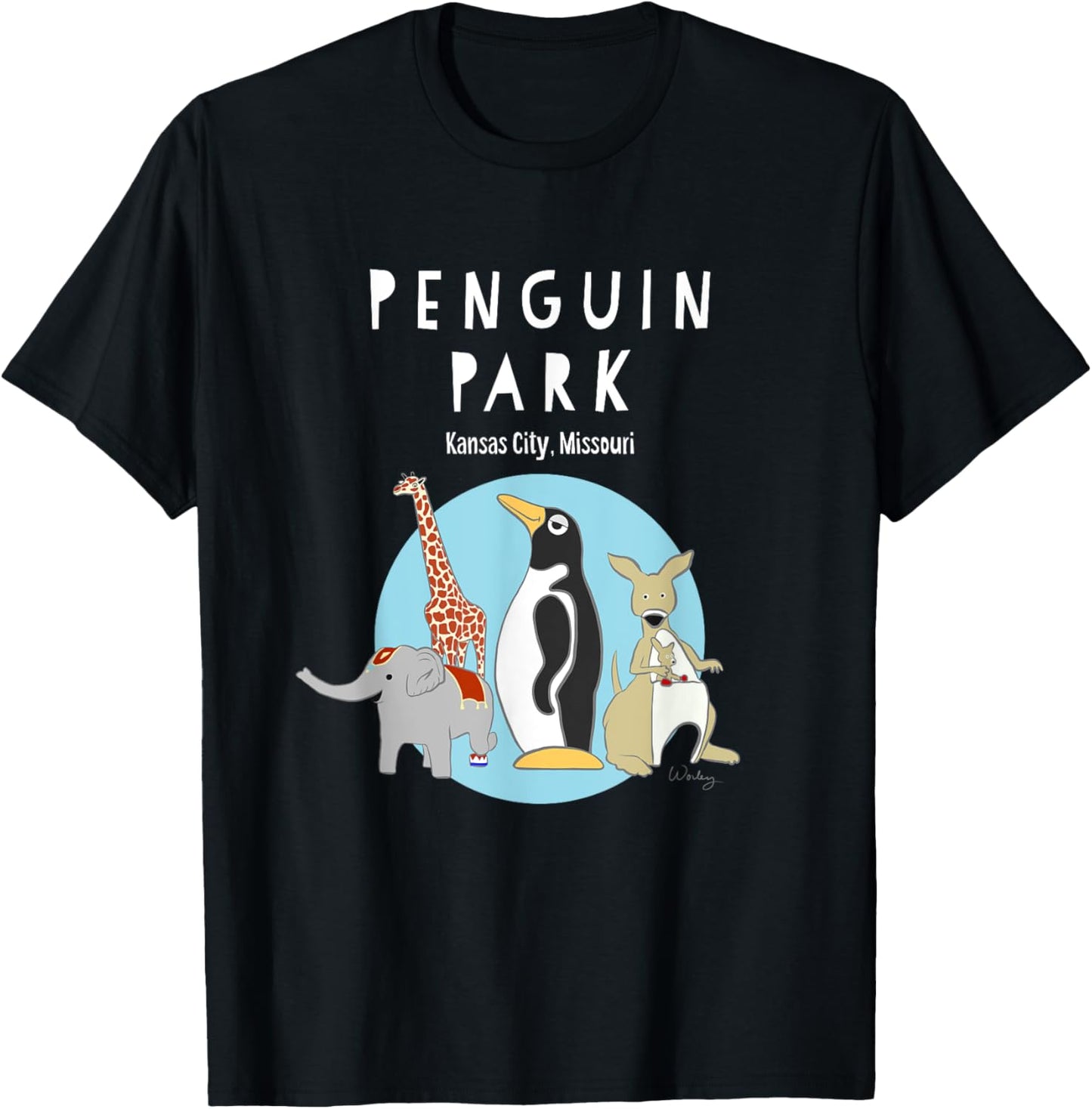 Penguin Park T-Shirt - T-Shirt | Black