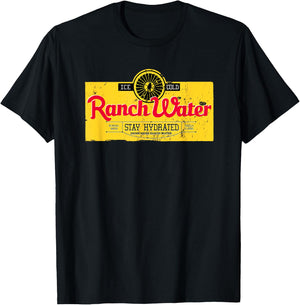 Drink Ranch Water Proud Southern Pride Thing Vintage Graphic T-Shirt - T-Shirt | Black
