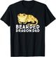 Funny Bearded Dragon Dad Gift Dad Of Bearded Dragon T-Shirt - T-Shirt | Black
