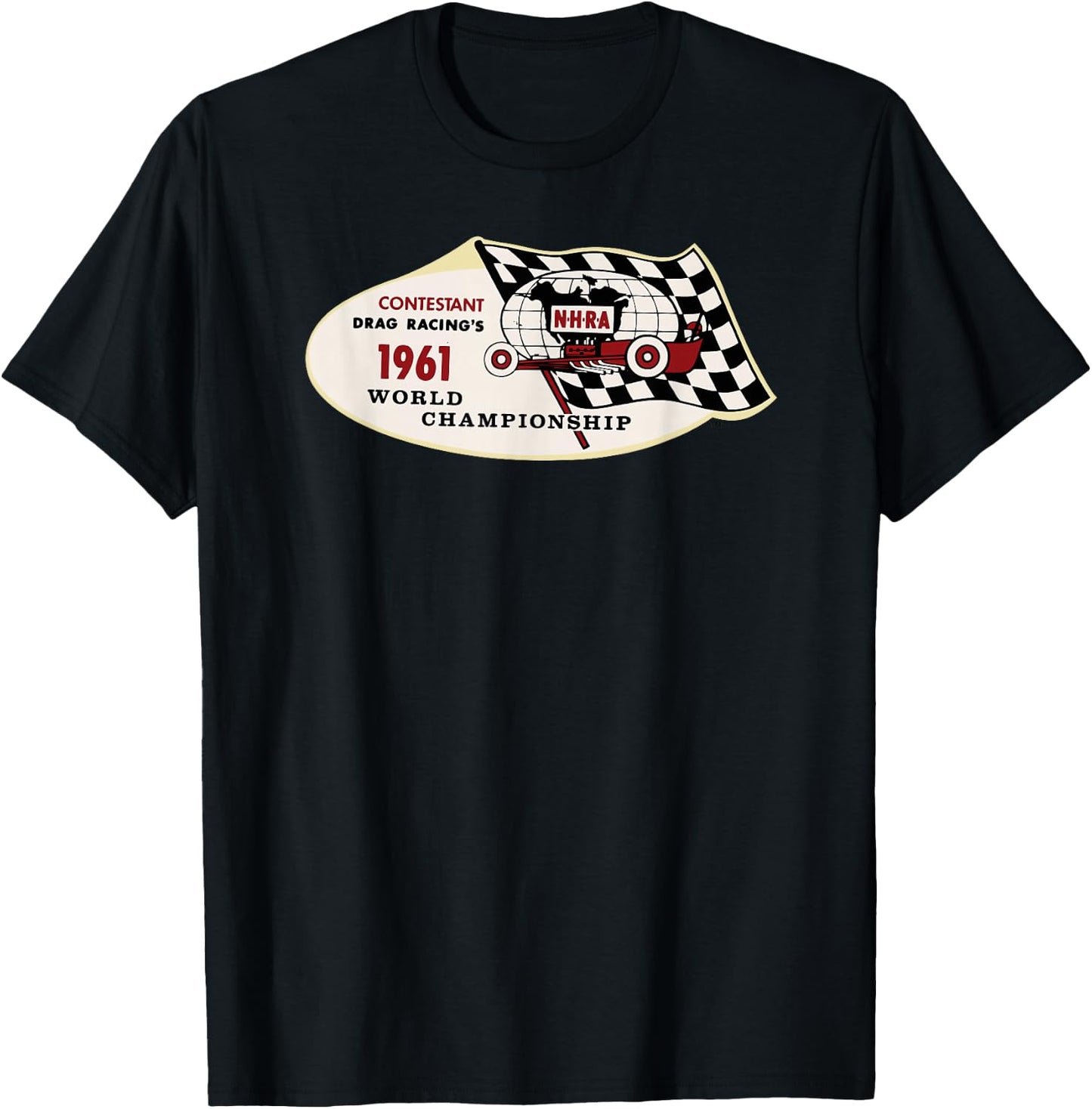 NHRA 1961 World Championship T-Shirt - T-Shirt | Black