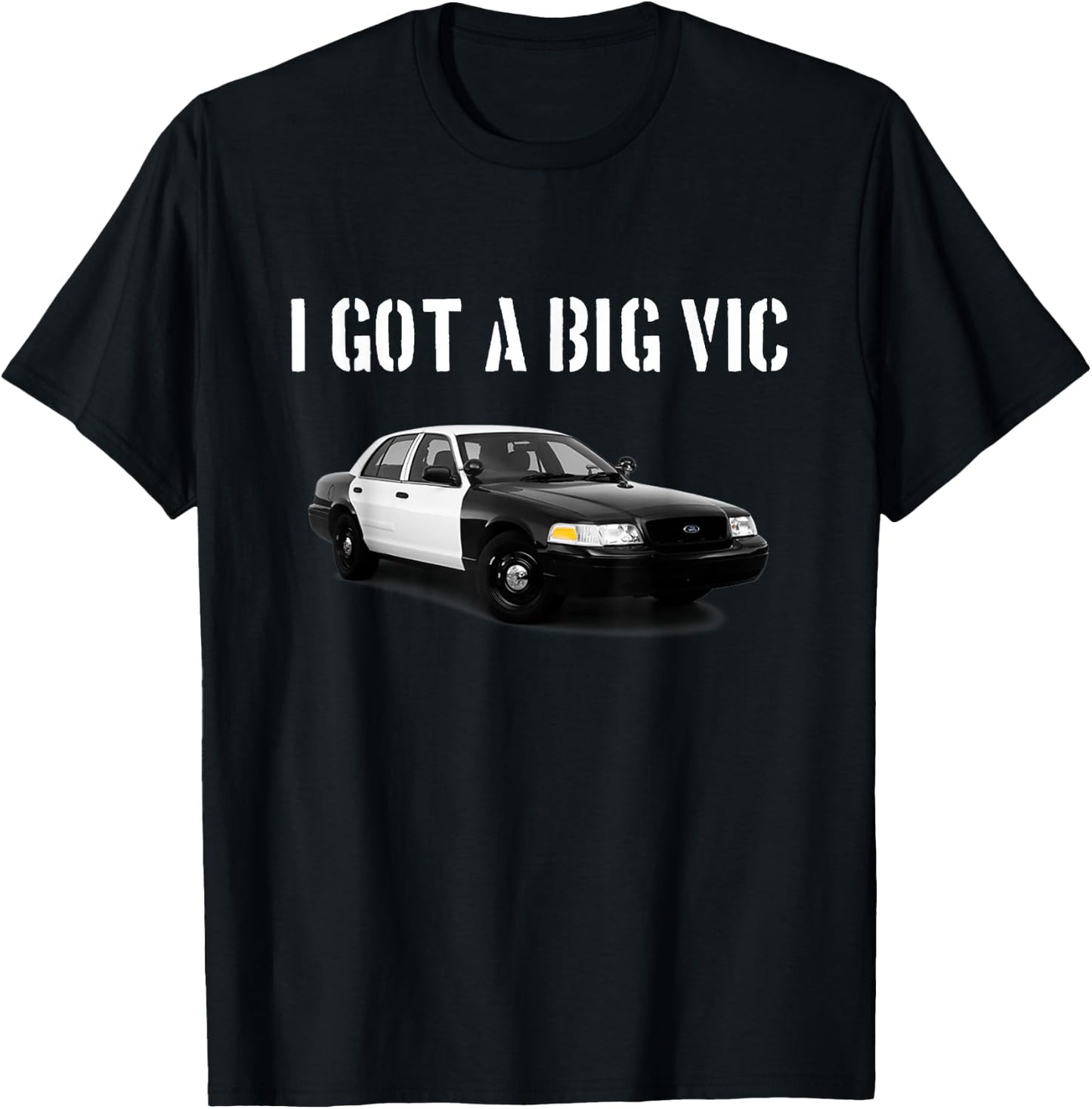 Crown Vic Funny P71 Punny Car Enthusiast T-Shirt - T-Shirt | Black