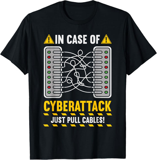 Funny Cybersecurity Computer T-Shirt - T-Shirt | Black