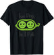 Two Peas In A Pod Funny Brother Sister Twins Matching T-Shirt - T-Shirt | Black