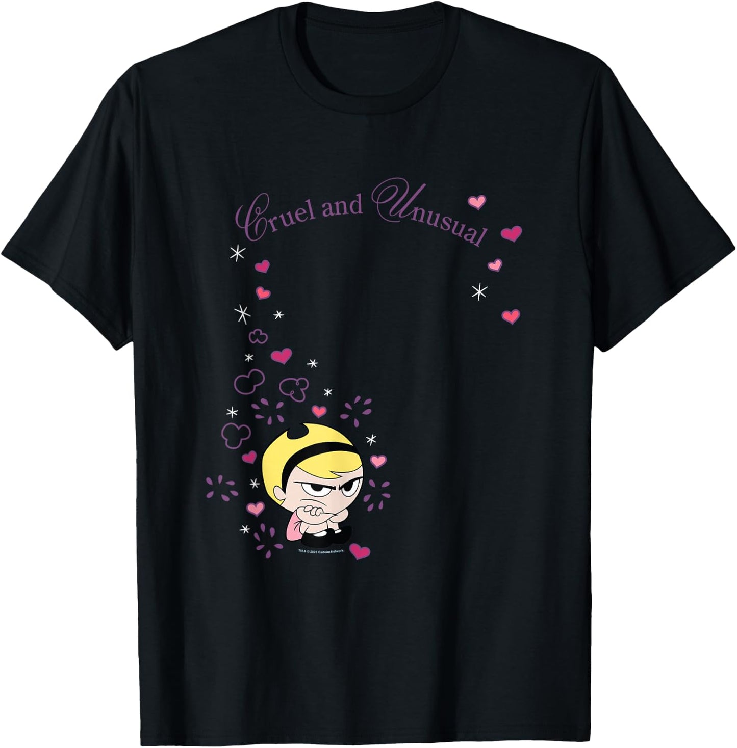 The Grim Adventures of Billy & Mandy Mandy Cruel and Unusual T-Shirt - T-Shirt | Black
