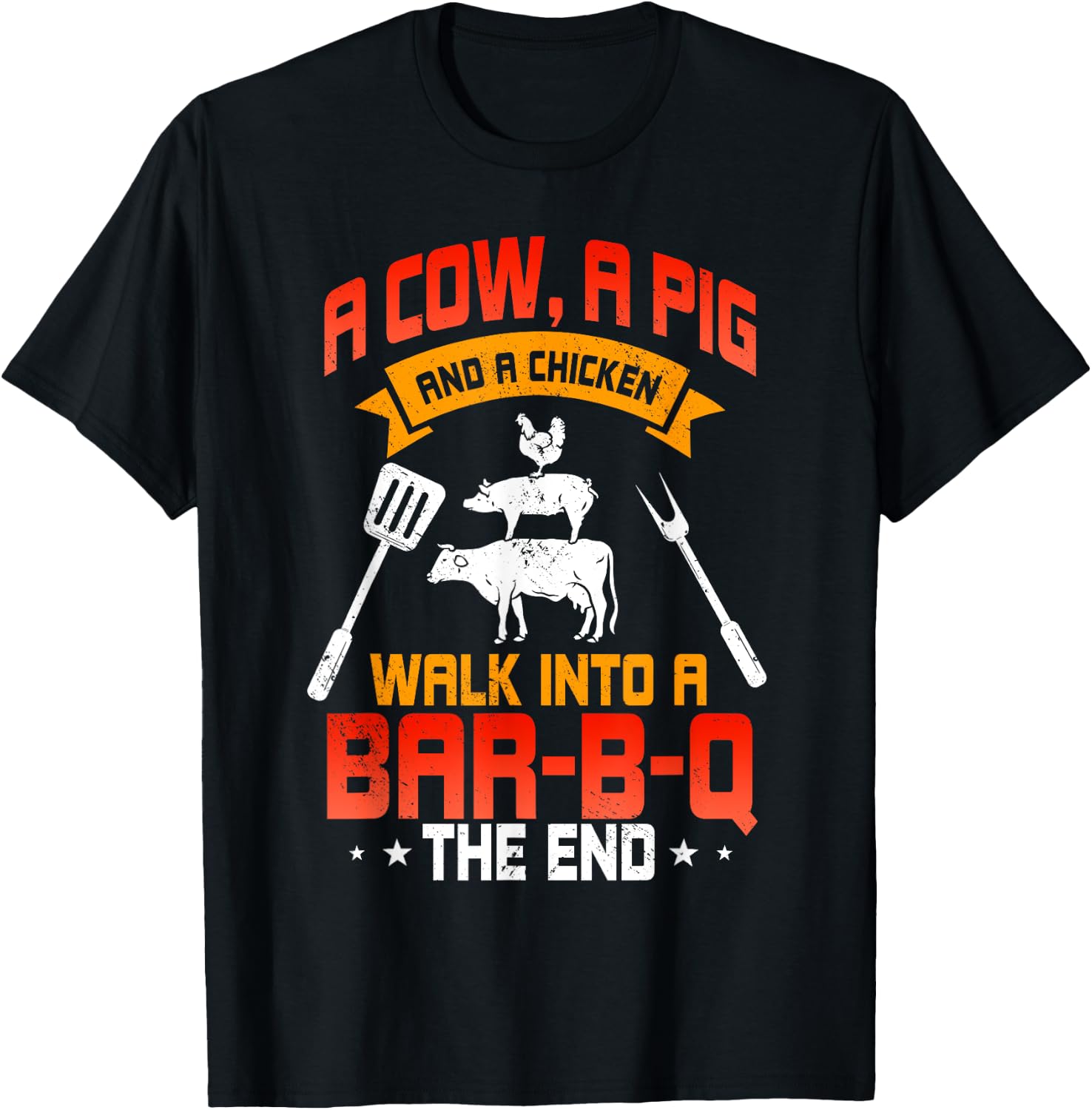 BBQ Grilling Lover Barbecue Chef Meat Grill Funny Cook T-Shirt - T-Shirt | Black