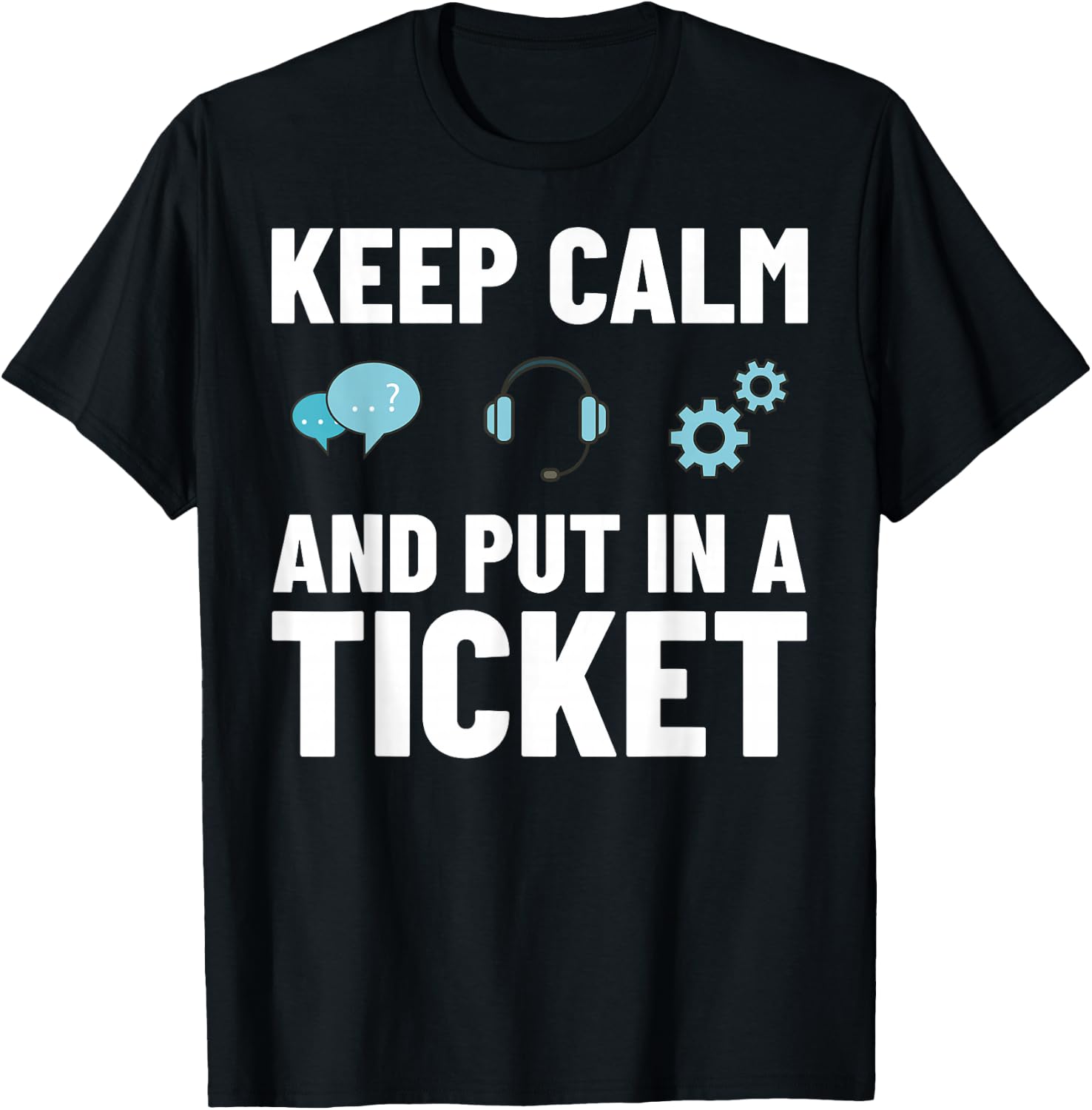 Tech Support IT Technical Engineer Helpdesk T-Shirt - T-Shirt | Black