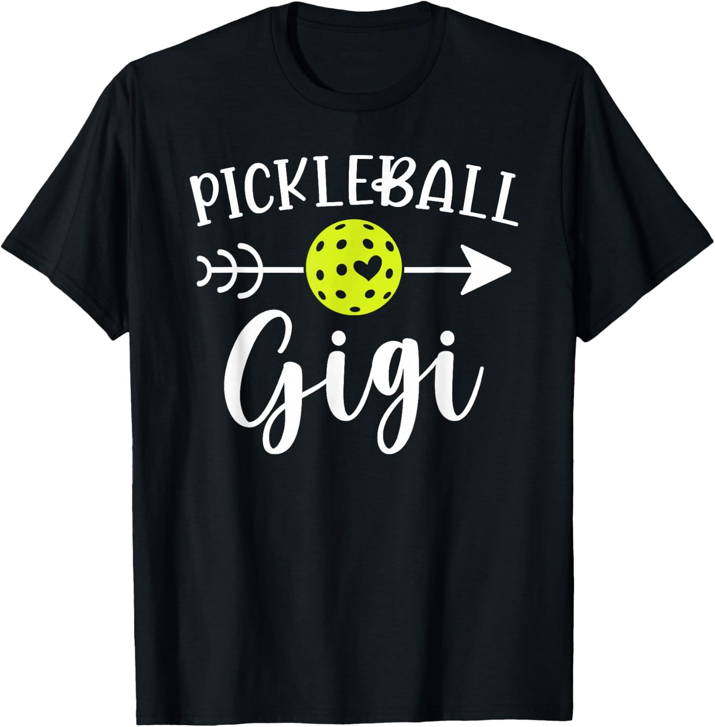 Pickleball Gigi Pickleball Player Gigi Grandma T-Shirt - T-Shirt | Black