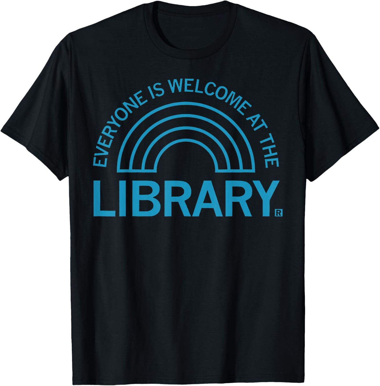 Everyone Is Welcome At The Library 2023 T-Shirt - T-Shirt | Black