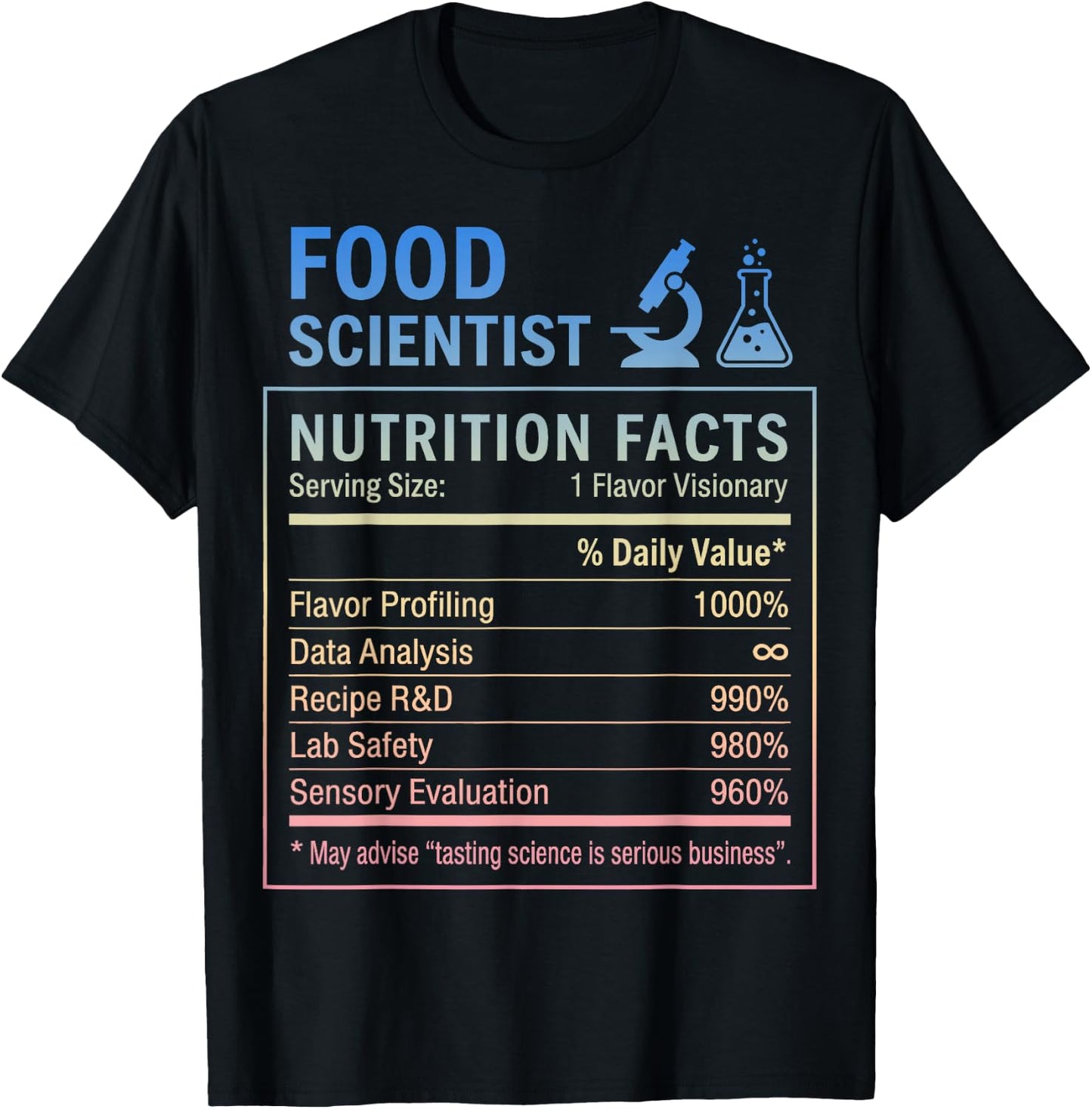 Food Scientist T-Shirt - T-Shirt | Black