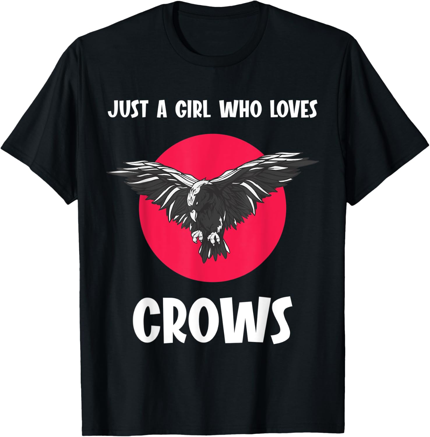 Crows Raven Ravens Bird Black Crow T-Shirt - T-Shirt | Black