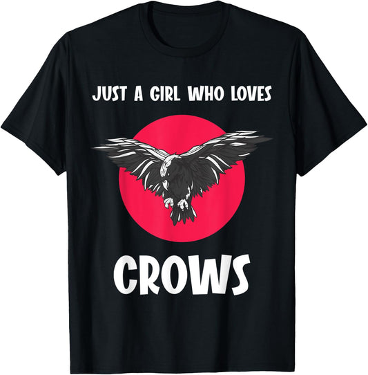 Crows Raven Ravens Bird Black Crow T-Shirt - T-Shirt | Black