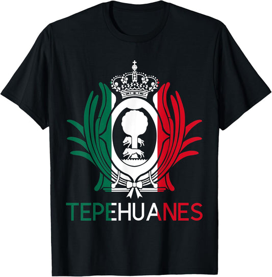 Tepehuanes Durango Estado De Mexico Escudo Eagle Aguila T-Shirt - T-Shirt | Black