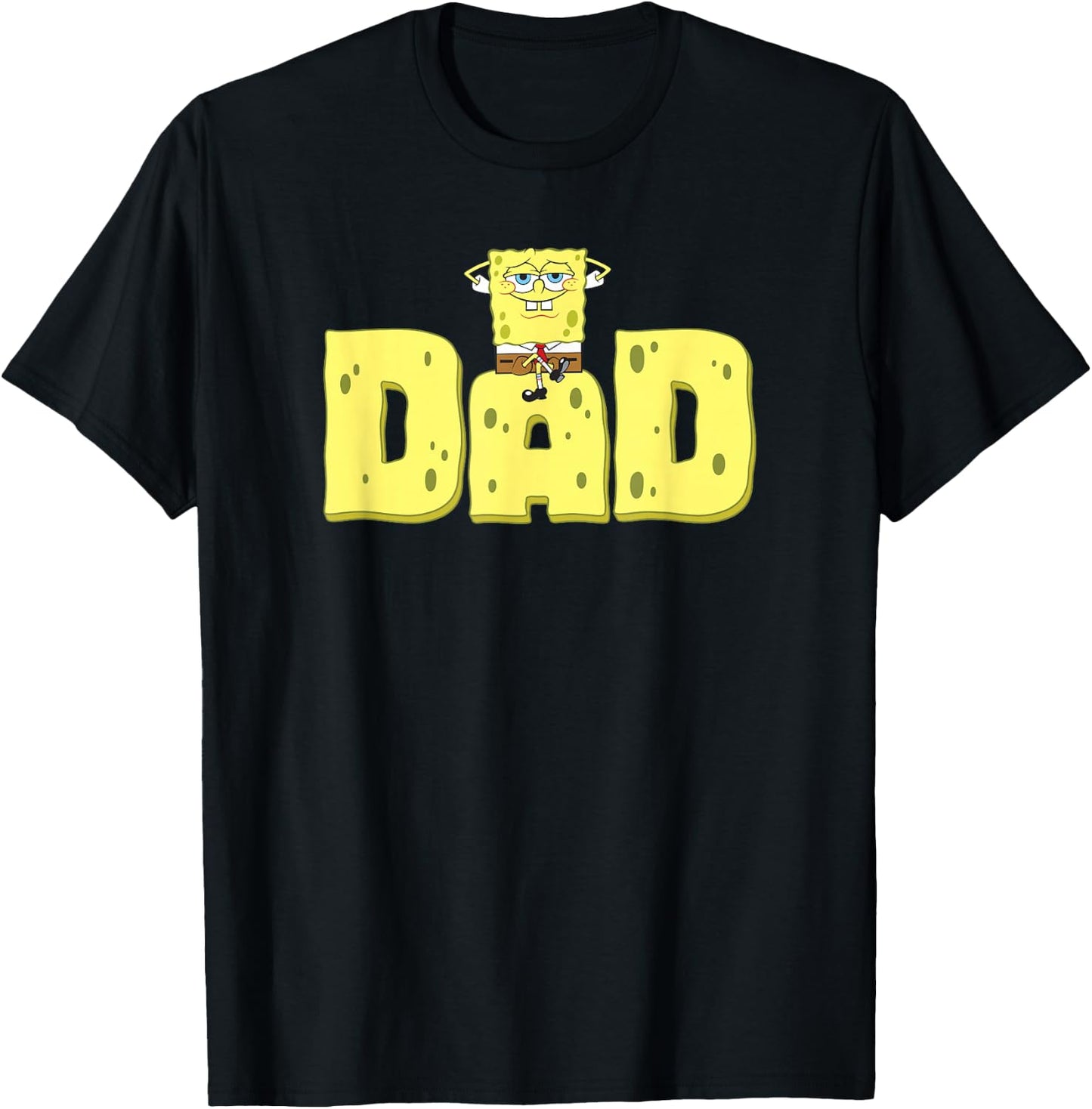 SpongeBob SquarePants Sponge Dad Father's Day T-Shirt - T-Shirt | Black