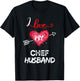 I love My Chef Husband T-Shirt - T-Shirt | Black