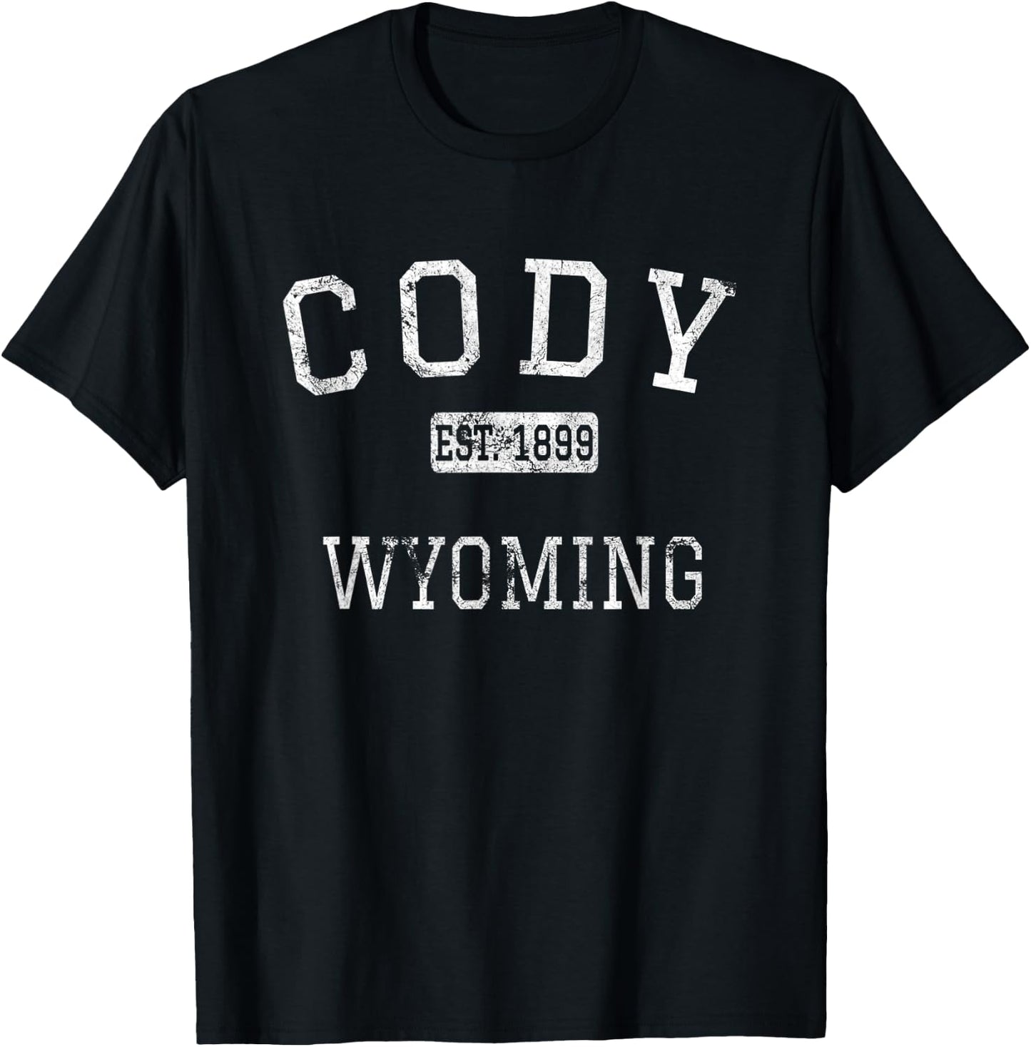 Cody Wyoming WY Vintage T-Shirt - T-Shirt | Black