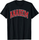 Anaheim Arched Red Text T-Shirt - T-Shirt | Black