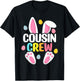 Cousin Crew Easter Bunny Family Matching Toddler Boys Girls Small T-Shirt - T-Shirt | Black