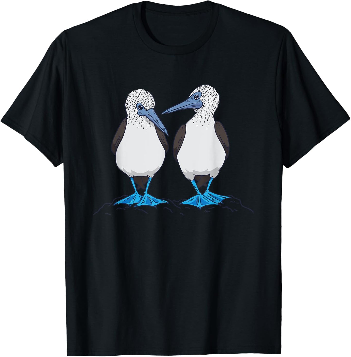 Boobies Seabirds Blue-footed Booby Bird T-Shirt - T-Shirt | Black
