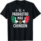 El Padrastro Mas Chingon Spanish Stepdad Mexican Flag Eagle T-Shirt - T-Shirt | Black