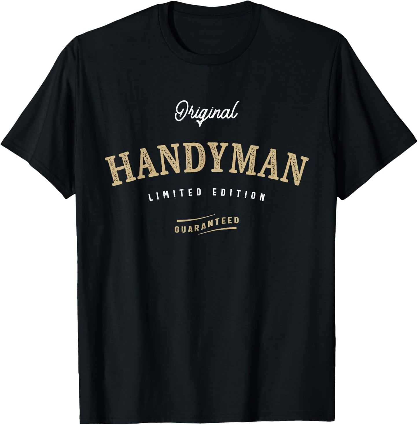 Handyman Fixer of All Things Funny Repair Expert Dad Grandpa T-Shirt - T-Shirt | Black