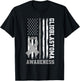 Patriotic US Flag Glioblastoma Awareness T-Shirt - T-Shirt | Black