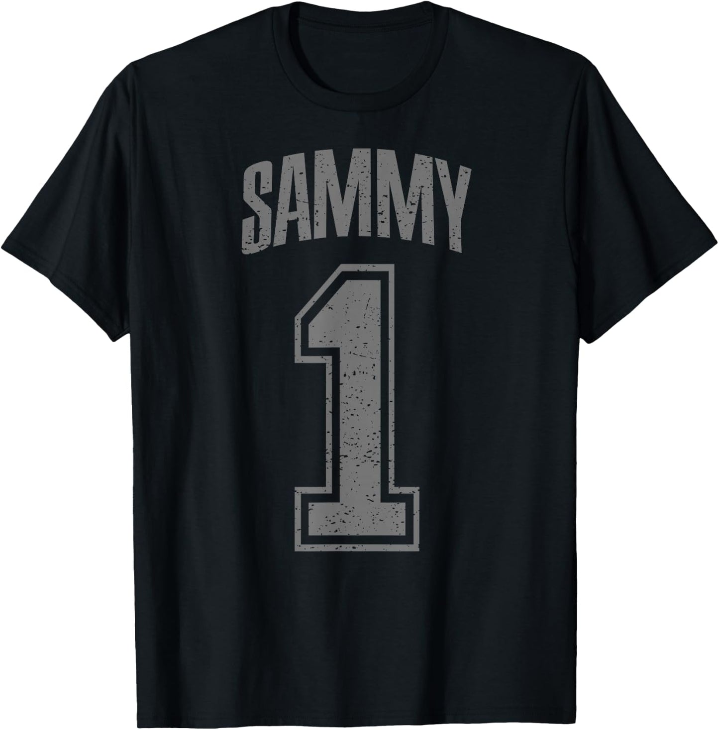 Sammy Supporter Number 1 Greatest Fan T-Shirt - T-Shirt | Black
