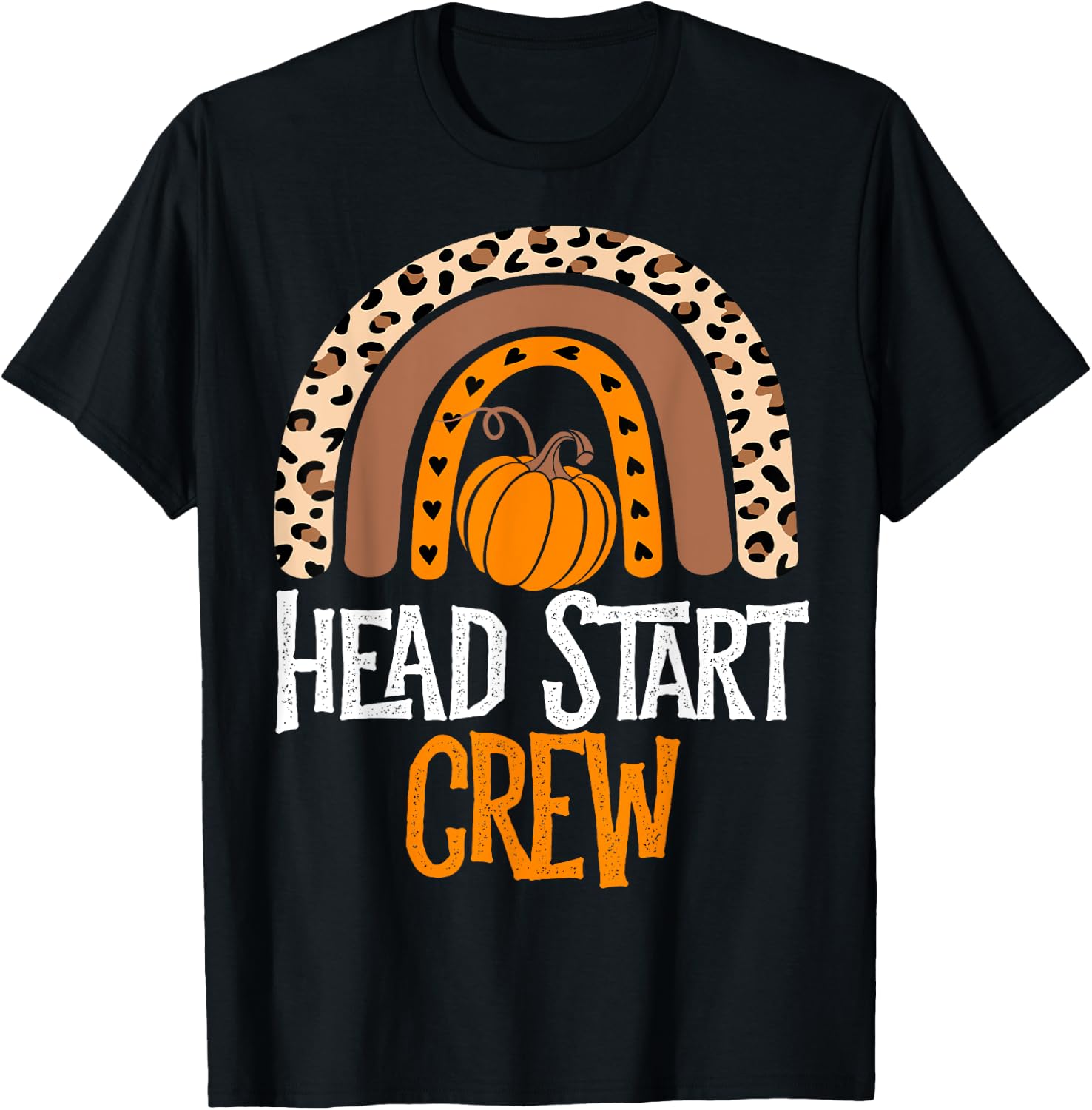 Thanksgiving Party School Matching Head Start Crew Fall T-Shirt - T-Shirt | Black