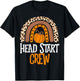 Thanksgiving Party School Matching Head Start Crew Fall T-Shirt - T-Shirt | Black