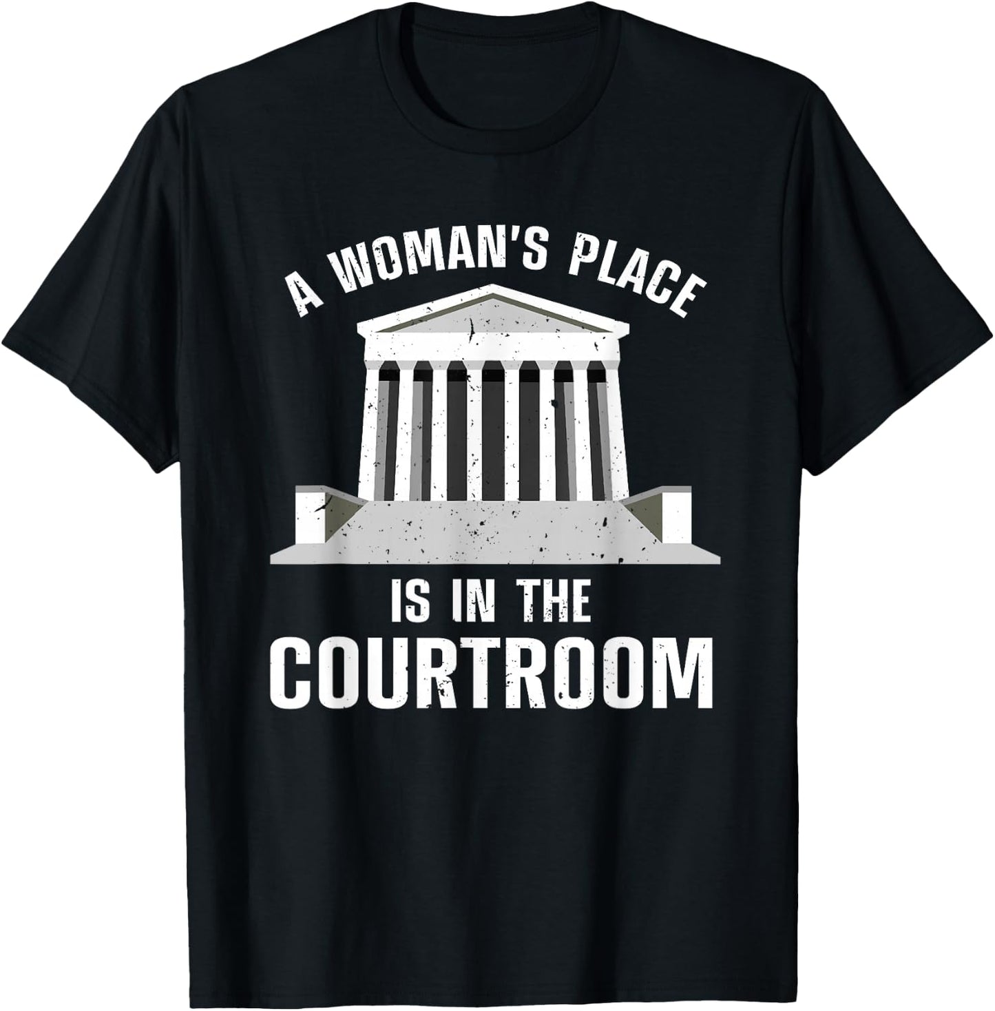 Funny Lawyer Art Women Girls Law Student Female Attorney T-Shirt - T-Shirt | Black