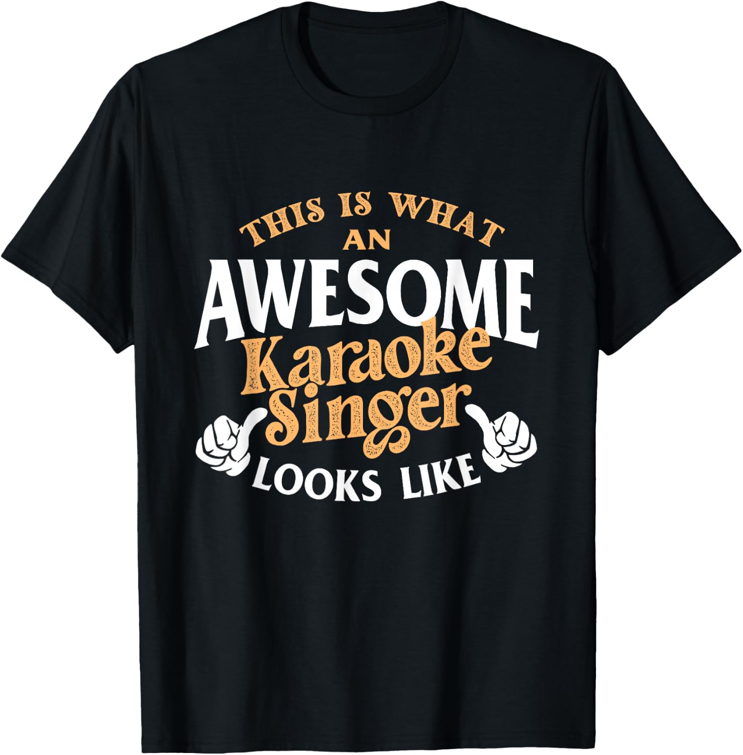 Karaoke Singer - Funny Music Karaoke Party Musician T-Shirt - T-Shirt | Black