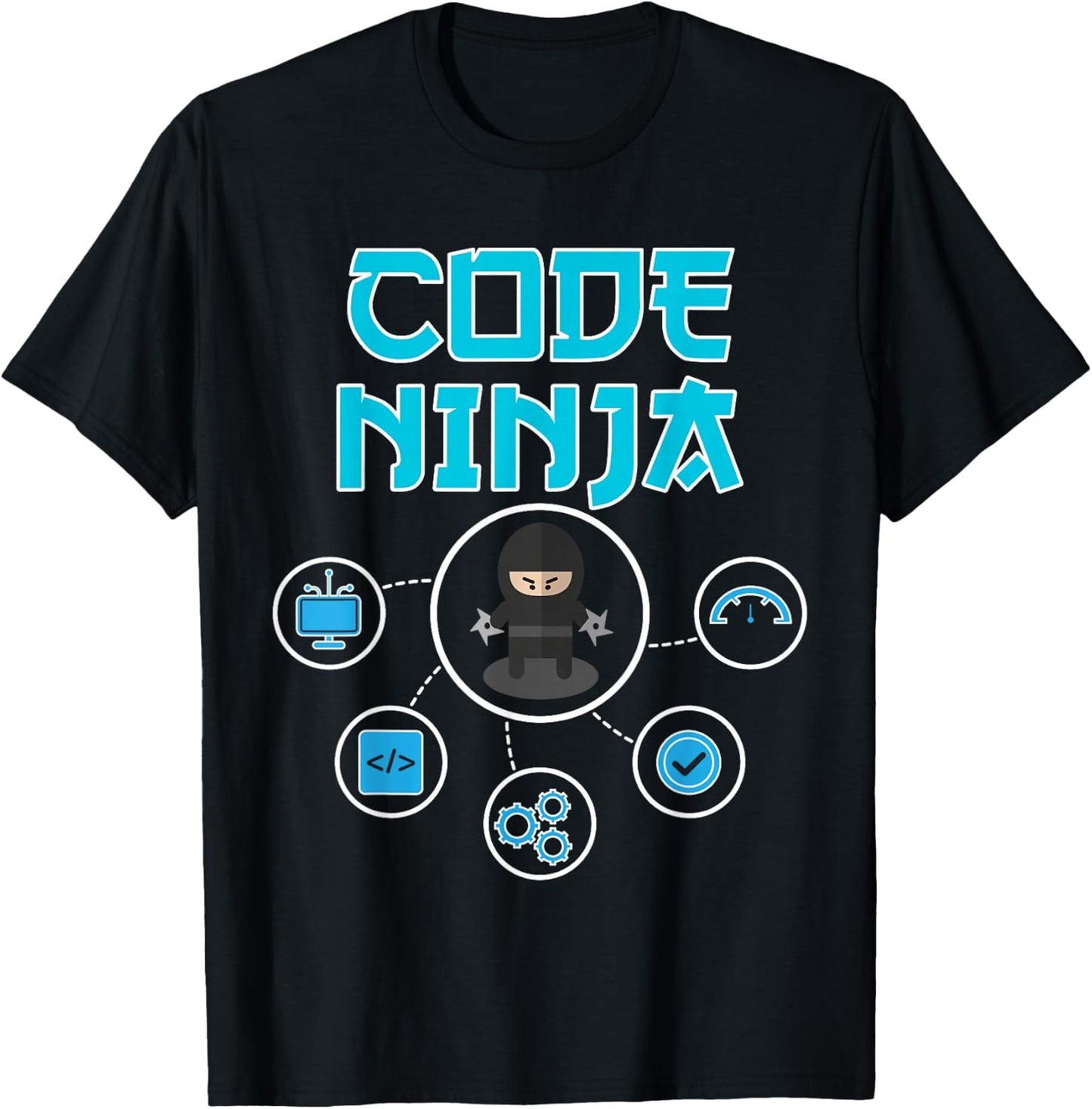 Code Ninja - Software Developer Gift T-Shirt - T-Shirt | Black