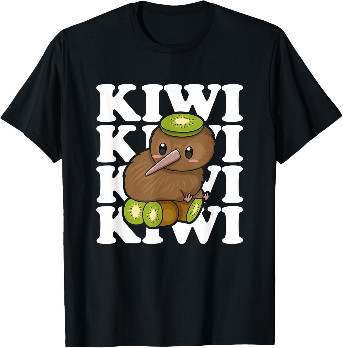 Kiwi New Zealand Quote for a Kiwi Bird Lover T-Shirt - T-Shirt | Black