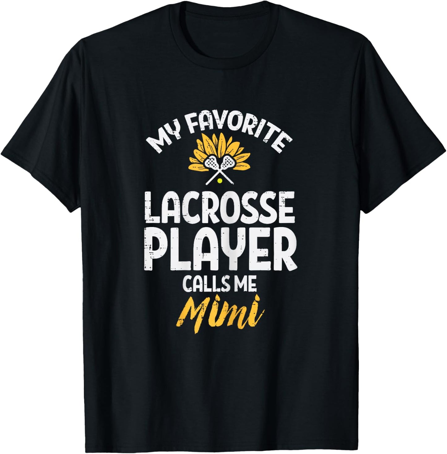 Favorite Lacrosse Player Mimi Lax Familie Granny Granny Granny Women T-Shirt - T-Shirt | Black