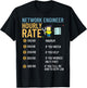 Network Engineer Director Computer Engineering T-Shirt - T-Shirt | Black