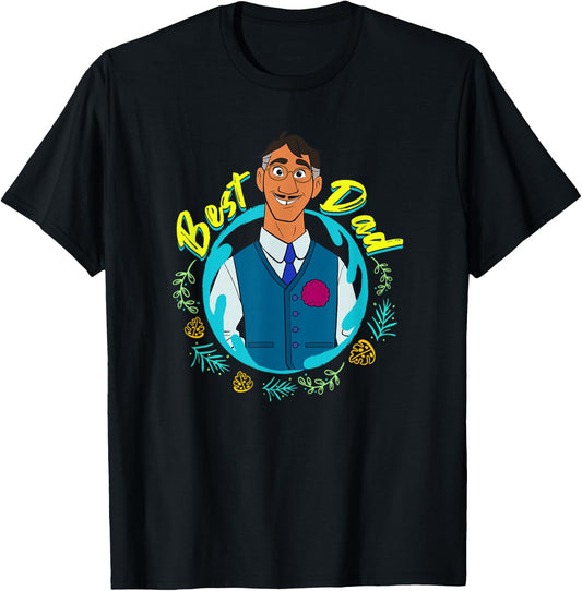 Disney Encanto Agustin Madrigal Best Dad Portrait Small T-Shirt - T-Shirt | Black