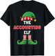 The Accounting Elf Shirt Christmas for Accountant CPA T-Shirt - T-Shirt | Black