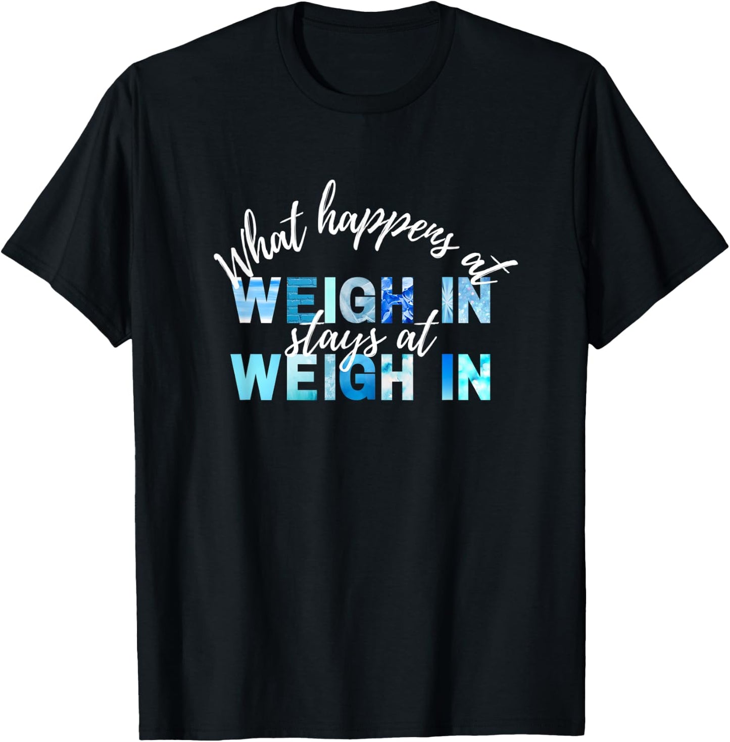 Funny World of Weight Loss Slimming Watcher Weigh In Day T-Shirt - T-Shirt | Black