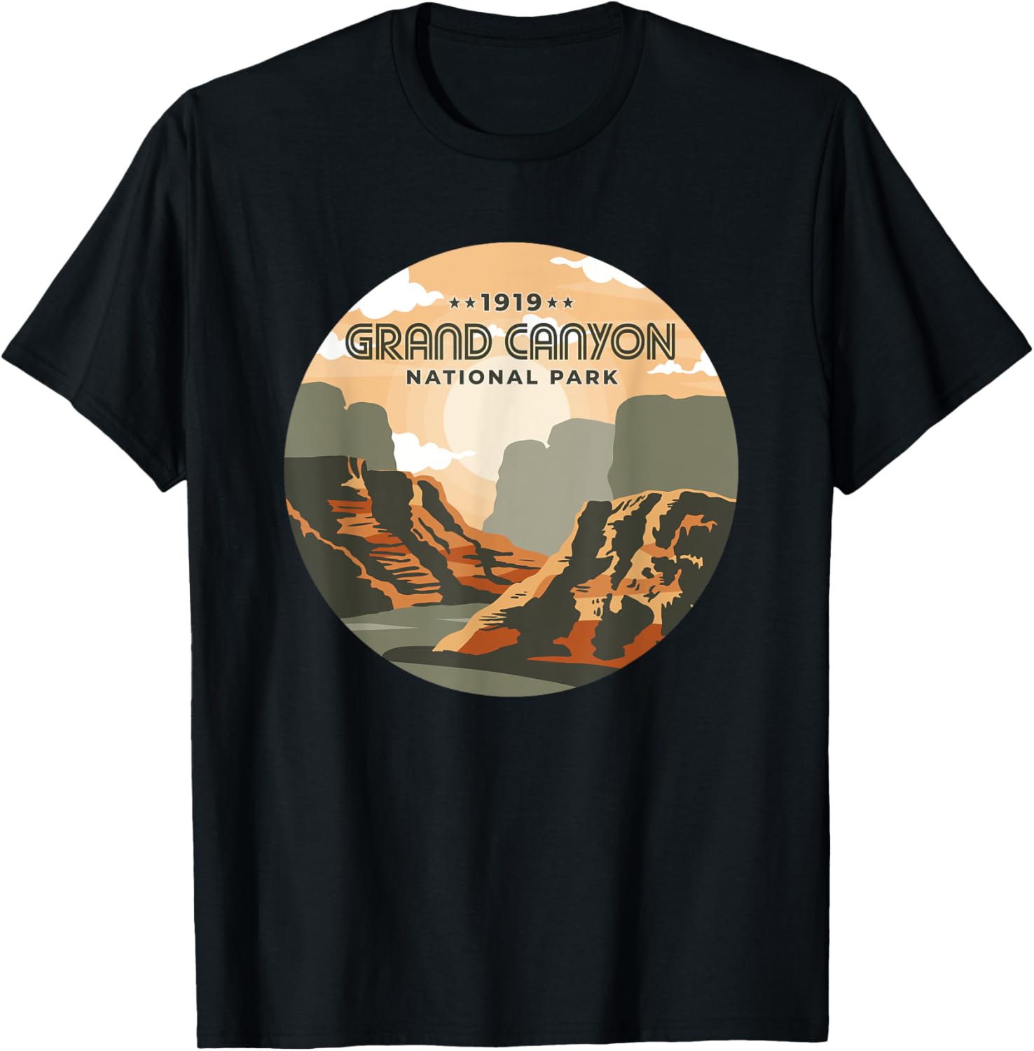 Grand Canyon National Park North Rim Arizona T-Shirt - T-Shirt | Black