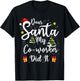 Dear Santa My Co-worker Did It Funny Christmas Office Humor T-Shirt - T-Shirt | Black