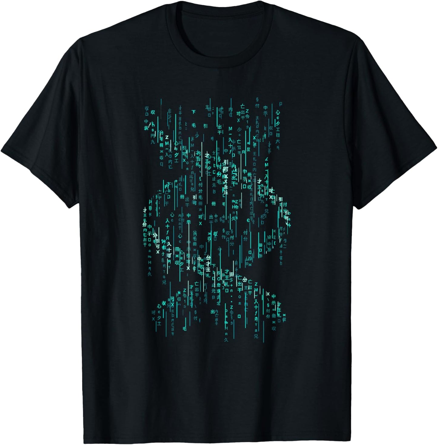 Binary Code DNA Helix Science T-Shirt - T-Shirt | Black