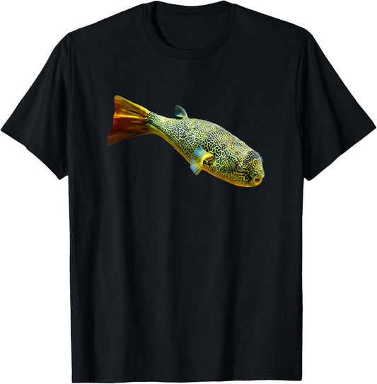 Mbu Pufferfish Freshwater Puffers Large Aquarium Fish Lovers T-Shirt - T-Shirt | Black