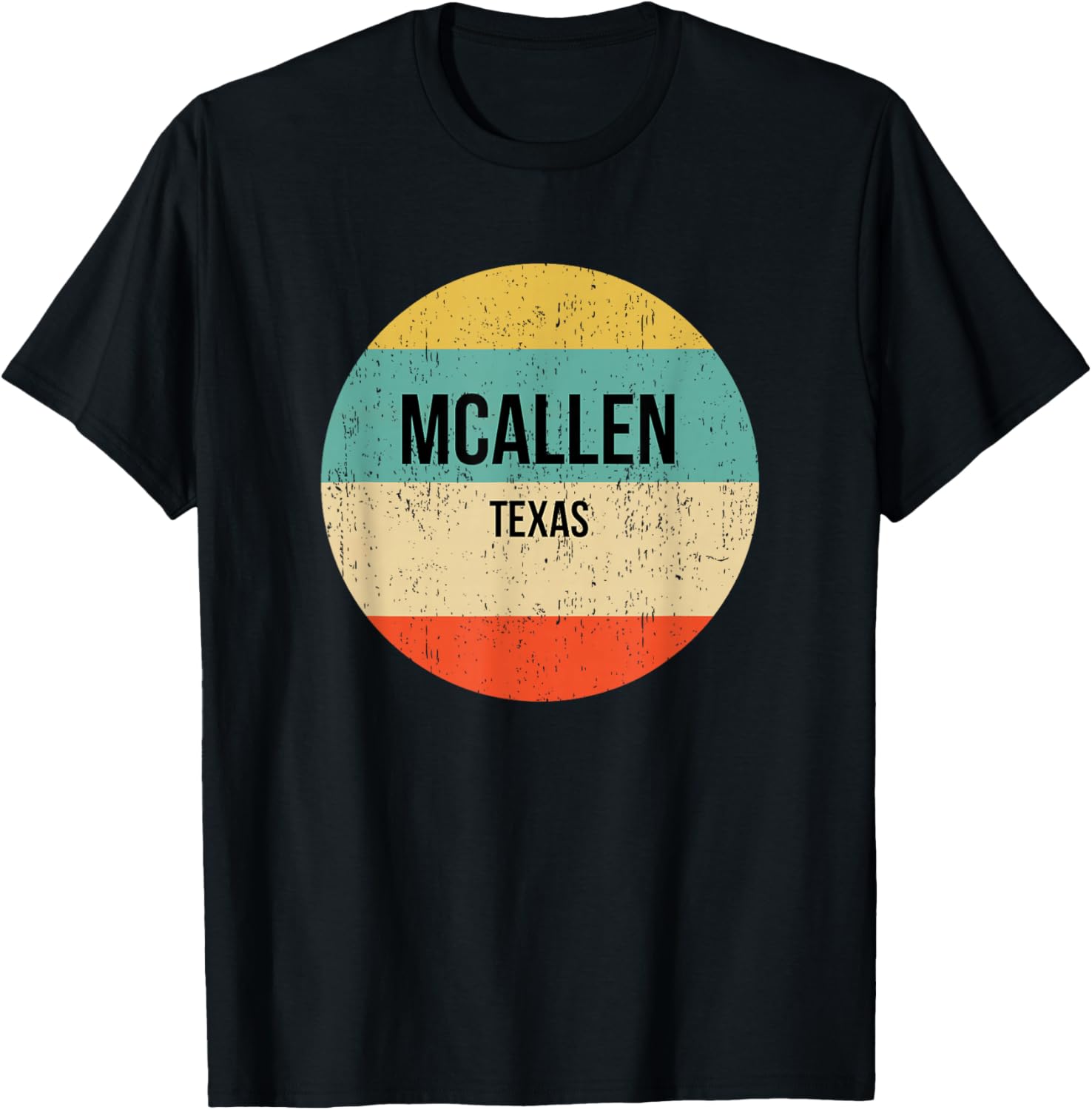 McAllen Texas Shirt | McAllen T-Shirt - T-Shirt | Black